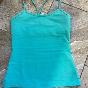 Lululemon tank with pads size 4